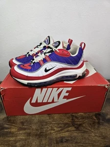 Nike Air Max Women Casual Shoes Psychic/Purple/Black/White Size 6 Running/Hiking - Picture 1 of 12