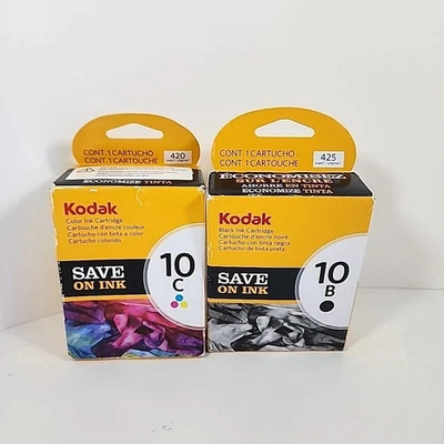 Genuine Kodak Ink 10C 10B Printer Inkjet Combo Multi-Color & Black - Image 1 of 2