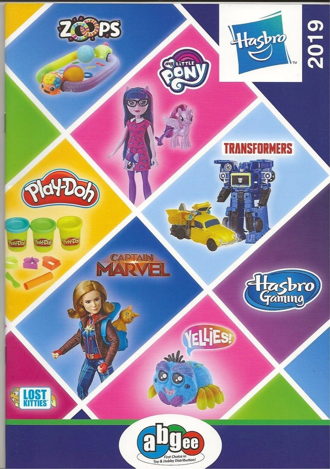 CATÁLOGO A B Gee 2019 Hasbro Gaming My Little Pony Avengers Marvel 57 páginas Foto 1 de 1