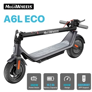 Electric Scooter Adult, 10''Tires, 350W Motor, 19Miles Range, Waterproof +App - Picture 1 of 13