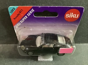 Siku Super Serie #1093 Porsche 911, Black, Model Car In Opened Blister Pack - Picture 1 of 9