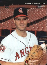 1995 Angels Mother's Baseball Card #2 Mark Langston