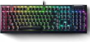 Razer BlackWidow V4 X Mechanical Gaming Keyboard: Yellow Switches Black - Picture 1 of 8