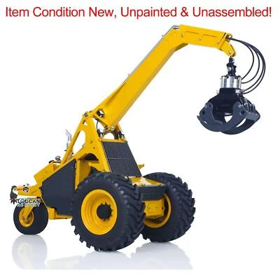 LESU Metal 1/14 RC Hydraulic Log Loader Kit Model AOUE 225A Grabber 4CH Valve - Image 1 of 4