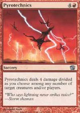 PYROTECHNICS X4 4 4X 8th Edition MTG Magic the Gathering Cards DJMagic