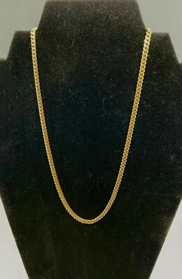Curb Link 18" Chain Necklace 18k Gold-Plated Over Sterling Silver - Image 1 of 4