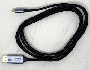 SHUD MENG USB C to DisplayPort Cable 8K / 60Hz 6 Foot - Picture 1 of 5