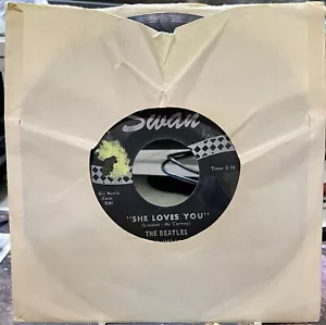 The Beatles-She Loves You-Vinyl 7” Single-#S-4152–S-Monarch Pressing - Foto 1 di 4
