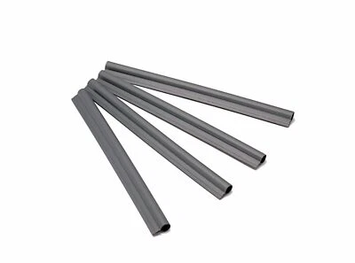 Barra di bloccaggio barra di chiusura per strisce di protezione visiva in PE HaGa® antracite 100 pz