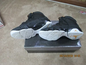 AIR JORDAN 9 -302370-004- BLACK-CITRUS-WHITE /EUC /OG - Picture 1 of 12