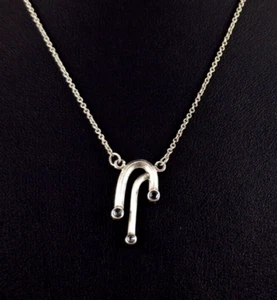 Kette Silber 925 Zirkonia blau Collier - attraktiv & modern - Bild 1 von 9