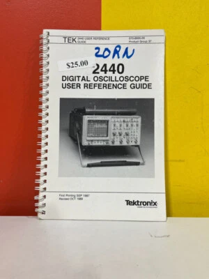 Tektronix 070-6600-00 2440 Digital Oscilloscope User Reference Guide - Image 1 of 2
