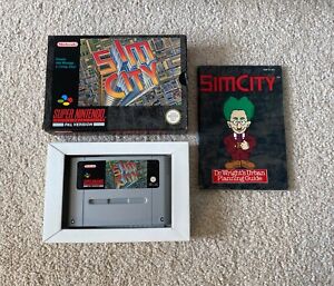 Sim City - Super Nintendo SNES - Boîte et Complète PAL