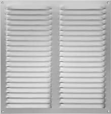 Upmann protezione dalle intemperie Griglia in alluminio 400 X 400 Bianco con...