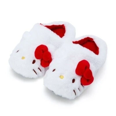 Zapatillas peludas Sanrio Hello Kitty edición japonesa para mujer difusas LEER Foto 1 de 4