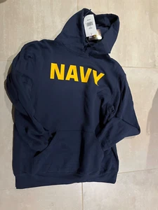 USN Sudadera con Capucha, Grande Poli Algodón - Imagen 1 de 4