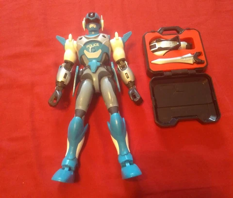 Power Force Zap Spectron aka Cyber Police by Takara complete w/box Cover