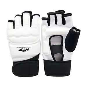1 Pair Kickboxing Gloves Children Half Finger Grappling or Training Mittens - Foto 1 di 6