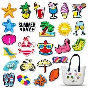 Charms for Bogg Bag Bag Beach Tote Bag Rubber Beach Bag, Decoration Charms fo... - Picture 1 of 7