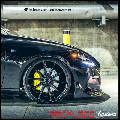 19" BLAQUE DIAMOND BD11 CONCAVE BLACK WHEELS RIMS FITS HONDA S2000 - Изображение 1 из 4