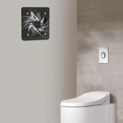Schwarz Abluftventilator 220V 100W Wandabzugsventilator Lüftungsventilator 50Hz - Bild 1 von 4