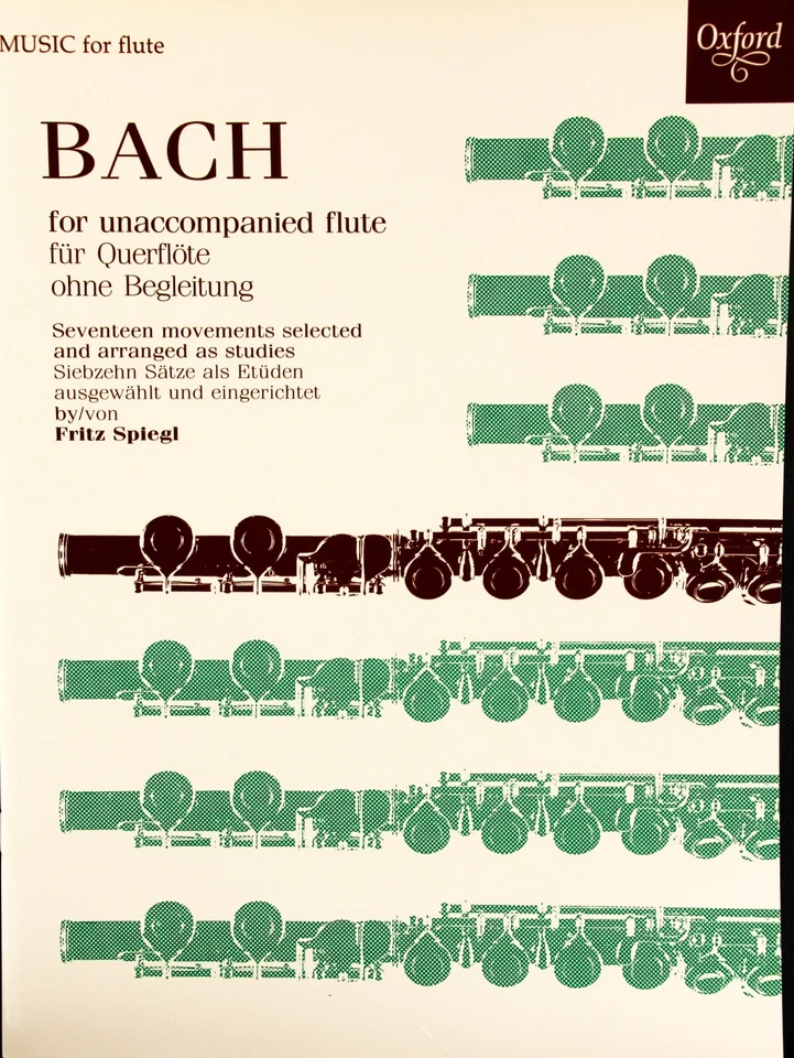 Bach for unaccompanied flute by Fritz Spiegl - Image 1 of 1