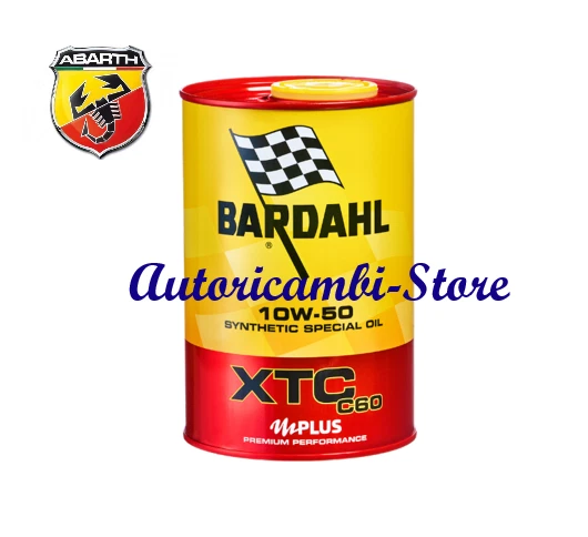 4 LITRI OLIO MOTORE AUTO BARDAHL XTC C60 10W50 PER ABARTH 500 PUNTO PERFORMANCE  - Immagine 1 di 1
