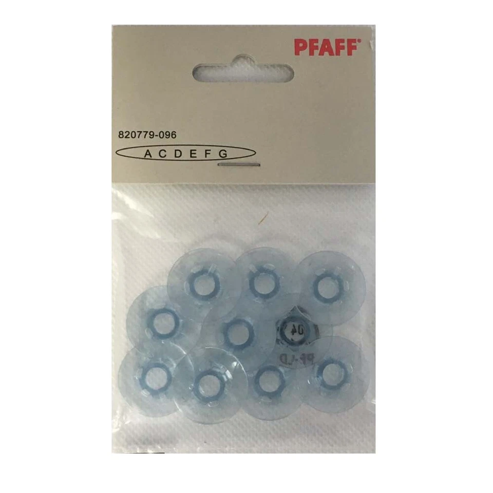 Pfaff Set of 10 Sewing Machine ACDEFG Bobbins for Creative Machines - Image 1 of 1