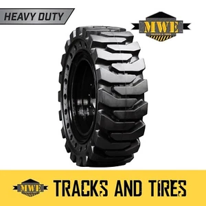 14-17.5 (36X13-20) TNT Heavy Duty Solid Rubber Tire with Rim - New Holland, JCB - Picture 1 of 5
