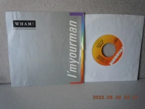 WHAM 7"vinyl w/pic slv...I'M YOUR MAN/DO IT RIGHT...COLUMBIA...M-/VG...'85 - Picture 1 of 2