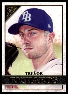 2020 Topps Gallery Trevor Richards Baseball Card Tampa Bay Rays #126
