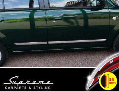 Molduras cromadas para DAIHATSU Trevis - 3M molduras de puerta ANCHO 4 piezas tuning - Imagen 1 de 4