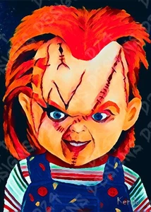 Chucky, Kinderspiel, 11x17 Custom Horror Artwork, Alex Vincent, Brad Dourif - Bild 1 von 1