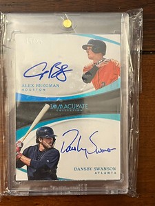 Alex Bergman/Dansby Swanson2017 Immaculate Collection Dual Auto /25