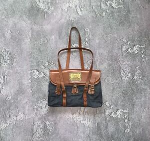 Dolce Gabbana DG Vintage Denim + Leather Bag Shoulder Crossbody Luxury Old Money