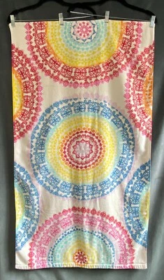 Kassa Fina Home Collection Rainbow Mandala Bath Towel #1 - Image 1 of 4