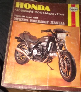 HONDA V45 SABRE (VF750 S) & MAGNA FOURS MANUAL 1982 - Picture 1 of 1