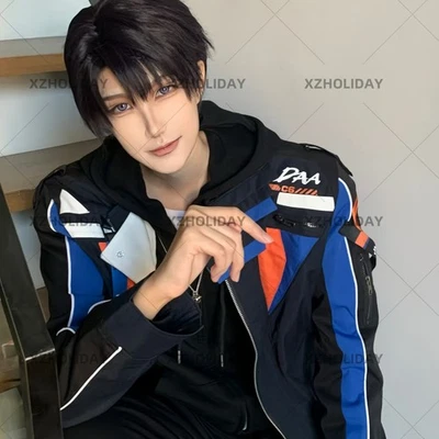 Love And Deepspace Caleb Cosplay Chaqueta Ciclismo Abrigo Conjunto Asiático Talla L Foto 1 de 4