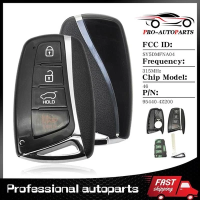 2 Llavero remoto 95440-4Z200 para Hyundai Santa Fe Sport 2014 2015 2016 2017 2018 Foto 1 de 4
