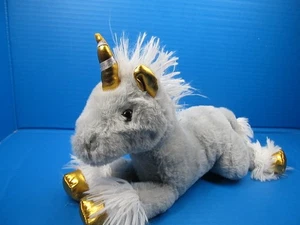 Ganz 12" Pretty Prancer Penny Gray Unicorn Shiny Hooves Plush Toy H15048 - Bild 1 von 9