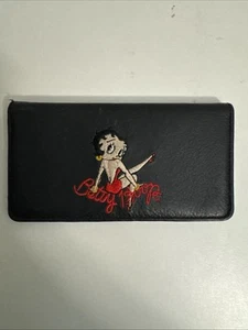 2001 Betty Boop Black Cardholder Check Holder Wallet - Picture 1 of 11