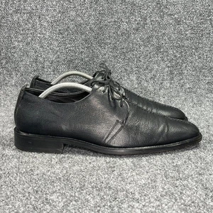 Zapatos de vestir Cole Haan Beckett Derby para hombre talla 10 cuero negro punta dividida Oxford - Imagen 1 de 10