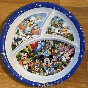 Plato dividido de recuerdo de los parques de Walt Disney World Mickey Dumbo ~ 10" - Imagen 1 de 6