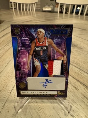 2023-24 Panini Recon Wizards Bilal Coulibaly Rookie Auto /35 Jersey Patch RPA - Image 1 of 4