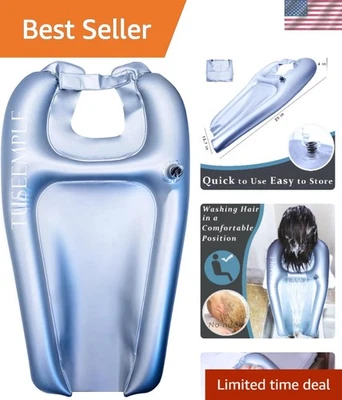 Lavabo champú portátil contemporáneo - perfecto para postrar en cama y necesidades de movilidad Foto 1 de 4