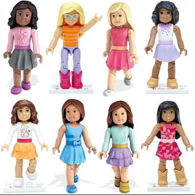 Juego Completo de 8 Mega Bloks Muñecas American Girl Packs Serie 1 Foto 1 de 2