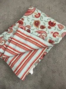 Reversible Twin XL Floral Comforter / Bedspread / Bedding 63” x 92” - Dorm Room - Picture 1 of 4