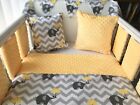 14" Handmade Yellow Cushion Covers New Baby Nursery Children Bedroom Gift