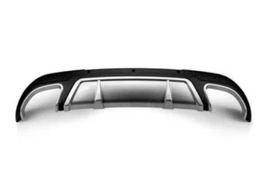 Silver Sports Rear Bumper Diffuser Spoiler Board 1PCS For Ford Edge 2015-2018 - Picture 1 of 6