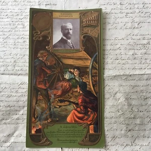 Chromo LU gaufré LEFEVRE UTILE Alexandre GEORGES Compositeur Art Nouveau 1900 - Imagen 1 de 3